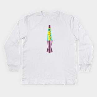 Smiley Lava Lamp Kids Long Sleeve T-Shirt